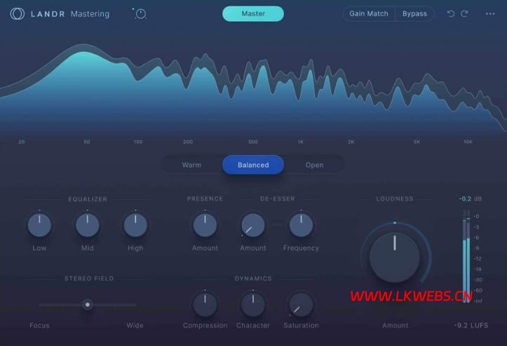LANDR Mastering Plugin PRO v1.1.34