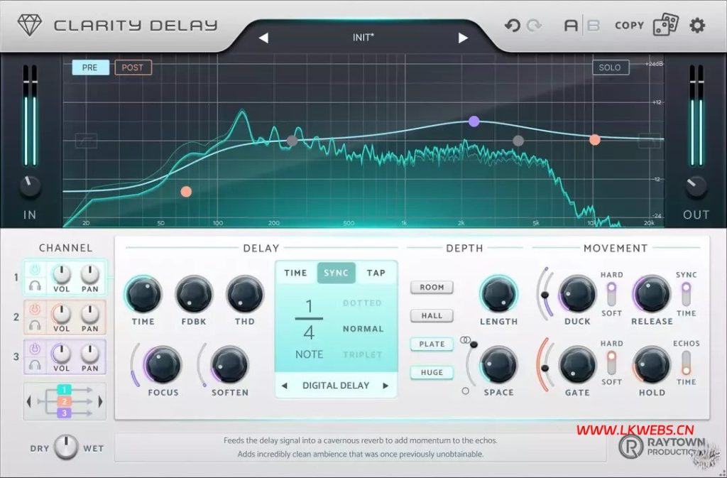 Raytown Productions Clarity Delay v1.0.0